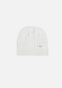 Cappellino baby in cashmere da Unisex in colore panna