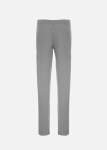 Pantalone jogger in cashmere da donna, grigio