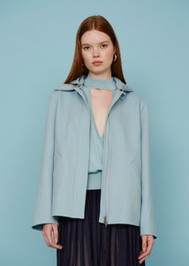 Short coat in double cashmere