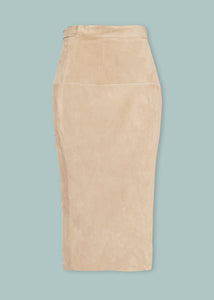 Falda de gamuza