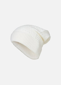 Cappello in misto cashmere da donna, beige