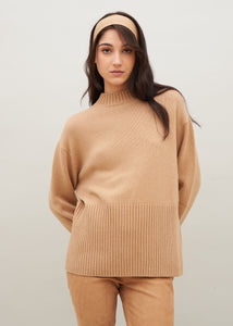 Crew-neck cashmere sweater