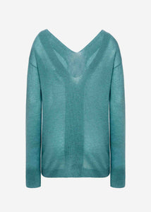V-neck sweater in super soft cashmere