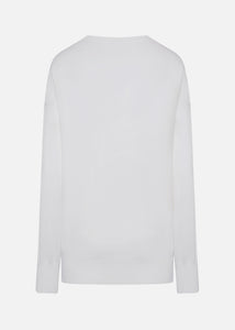 Makò cotton V-neck sweater