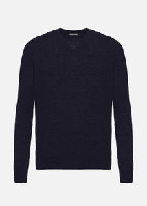 Cashmere and silk V-neck sweater
