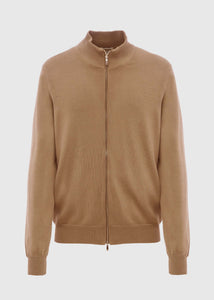 Bomber in cashmere light da uomo, beige