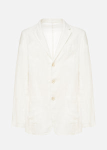 Giacca in lightweight linen da uomo, bianco